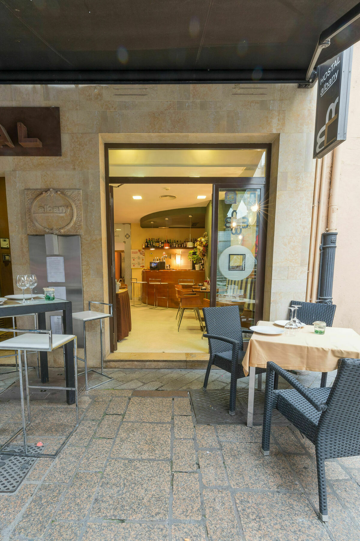 Albany Ancha Hotell León Exteriör bild Restaurant in Rome